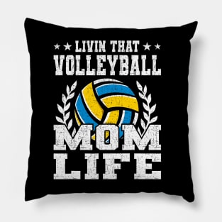 Livin That Volleyball Mom Life Coach Player Pillow