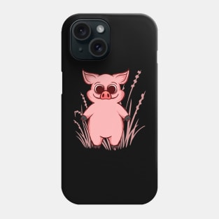 Cute Pig Graphic T-shirt | Pig Lover Gift Phone Case