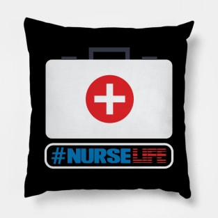 #NurseLife Nurse Appreciation Week Gift for Nurse Pillow