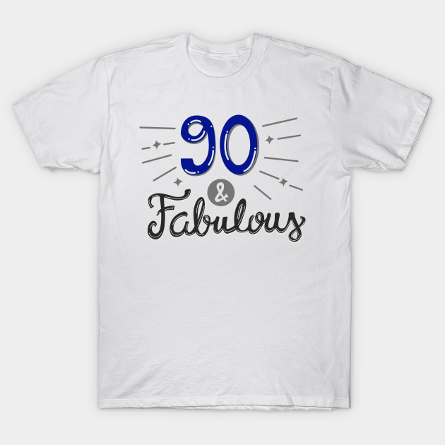 90th birthday t shirt design