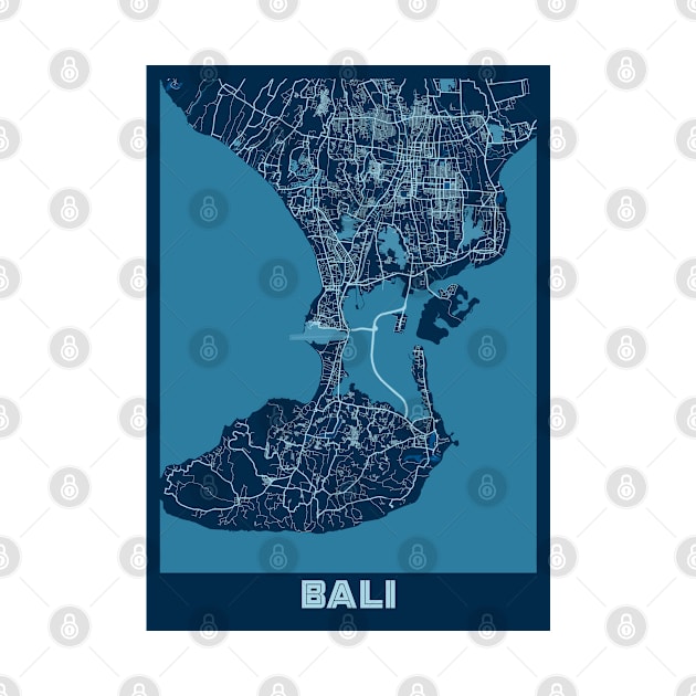 Bali - Indonesia Peace City Map by tienstencil