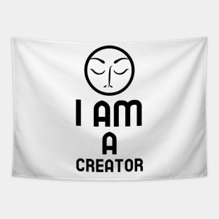 I Am A Creator Tapestry