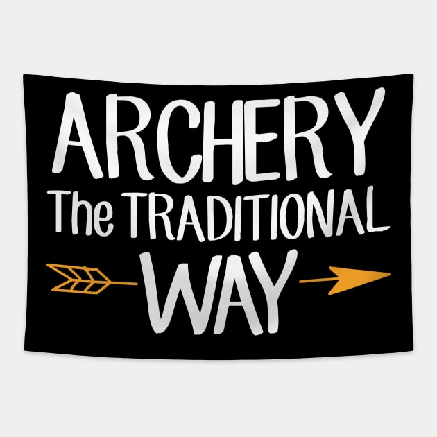 Archery the traditional way Tapestry by captainmood