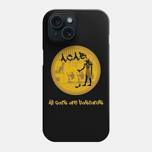 All cats are bastards 2 Phone Case by LanfaTees