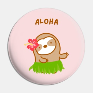 Aloha Hawaiian Sloth Pin