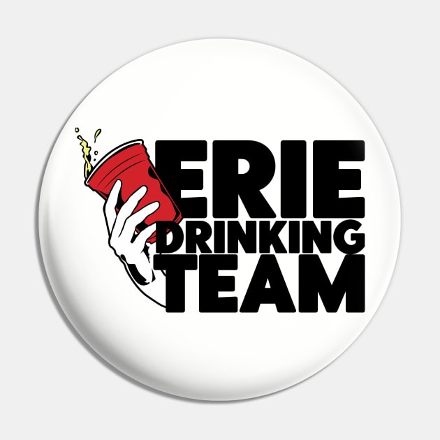 Erie Drinking Team Pin by mbloomstine