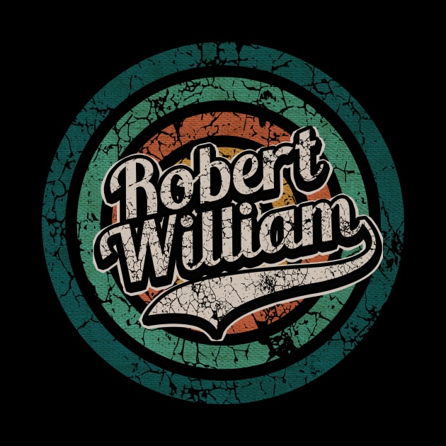 Robert William // Retro Circle Crack Vintage by People Mask