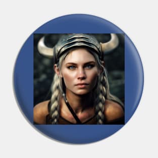 Viking Shield Maiden Pin