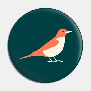 American Robin (Orange) Pin