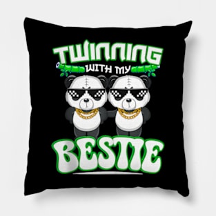 Twinning Bestie Panda Pillow