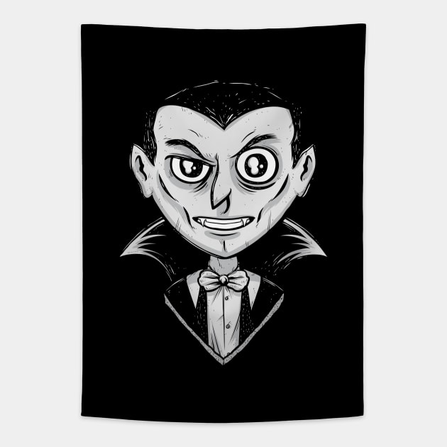 Count Dracula Tapestry by Baddest Shirt Co.