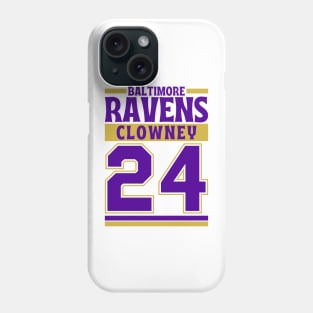 Baltimore Ravens Clowney 24 Edition 3 Phone Case