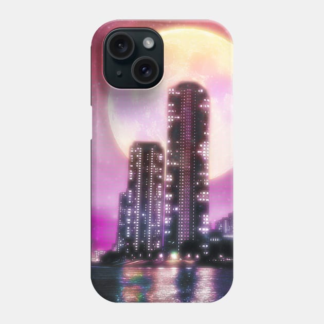 m o o n l i g h t Phone Case by Shizukani Neko