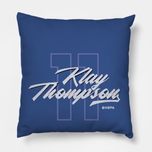 Klay Thompson Golden State Number Script Pillow