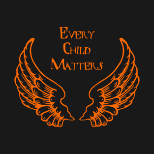 Every Child Matters - Orange Angel Wings T-Shirt