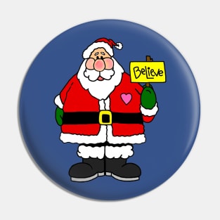 I Believe in Santa Pin