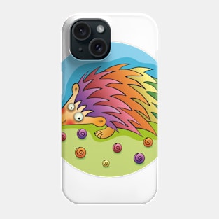 Colorful Hedgehog Phone Case