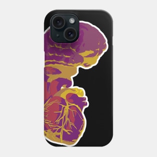 Psychedelic Brain-Heart Phone Case