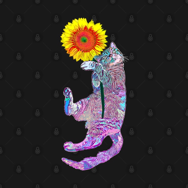 Sunflower cat by LastViewGallery