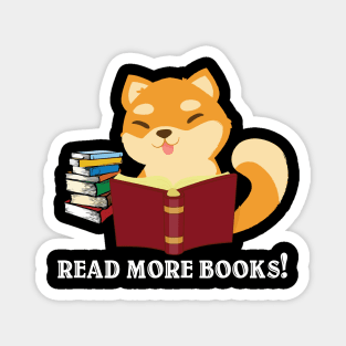 Read more books bookish fox bookish gifts Magnet