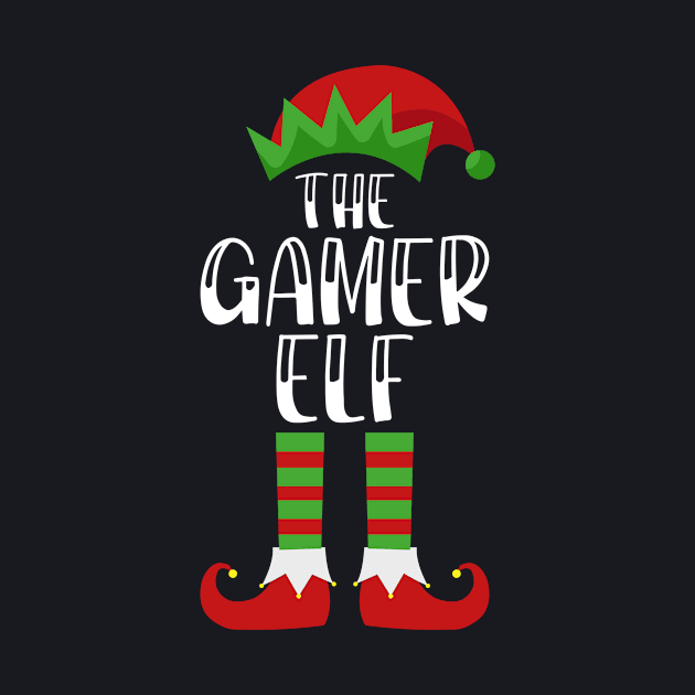 The gamer Elf Funny Family Party by albaley