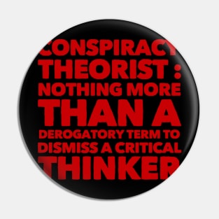 Critical thinker Pin