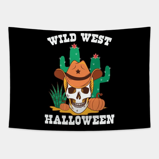 Wild West Halloween Tapestry by ReeseClaybro