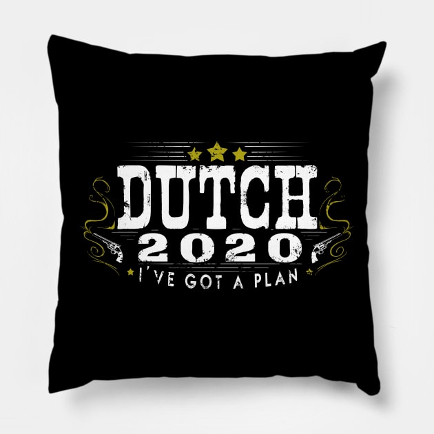 Dutch 2020 Pillow by ayegowj