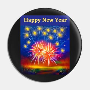 Happy New Year Pin