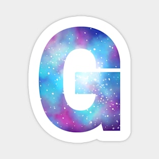 Letter G galaxy Magnet