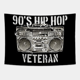 Vintage 90s Hip Hop Veteran Tapestry