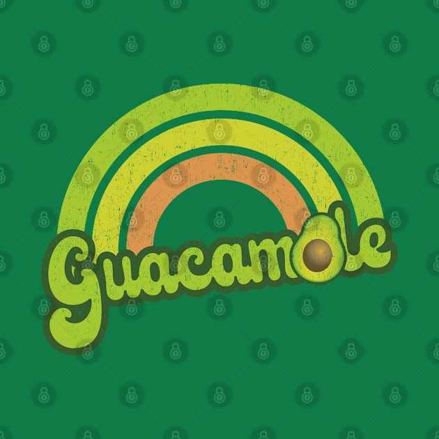 Retro Rainbow Guacamole by Jitterfly