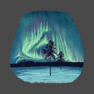 Northern lights winter T-Shirt