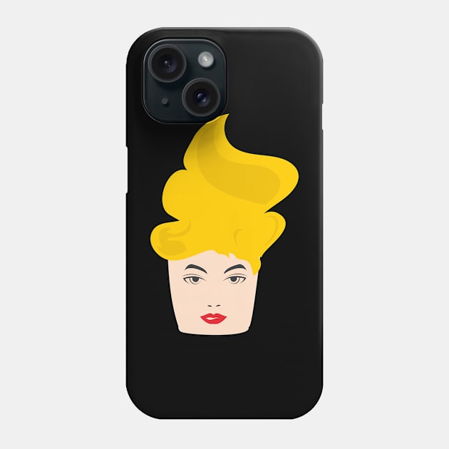 Blonde cake, cupcake woman Phone Case by Aloenalone