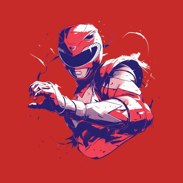 red ranger by dubcarnage