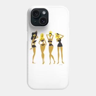 Bombshells - Black Phone Case