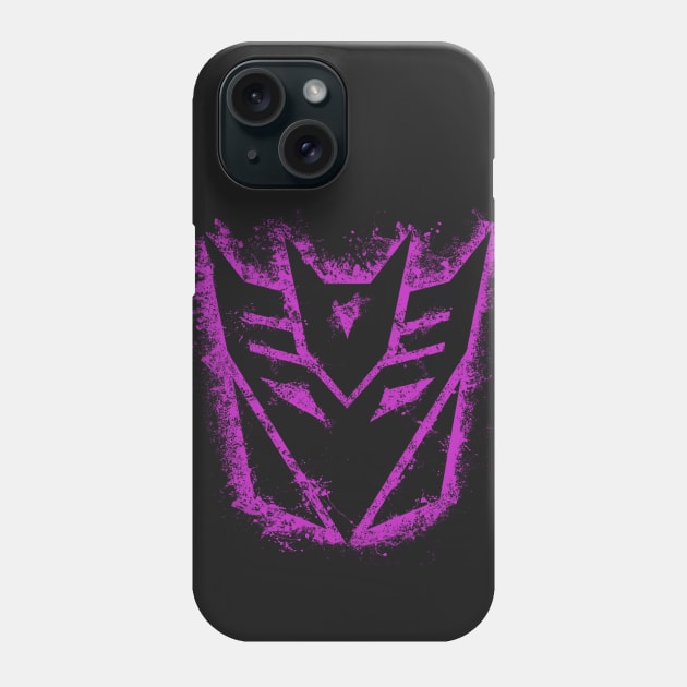 splatter decepticon Phone Case by ViniciusAssis