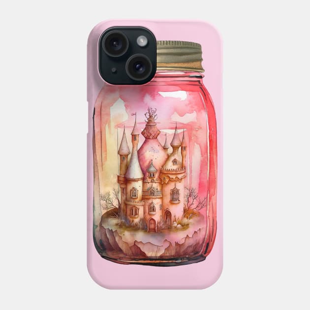 Jar Castle Phone Case by ginkelmier@gmail.com