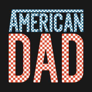 American Dad Checkered Font T-Shirt