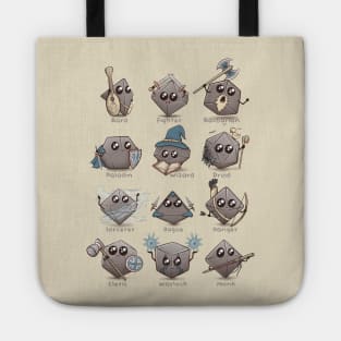 Kawaii DnD Classes Tote