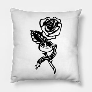 Locked Rose Pillow