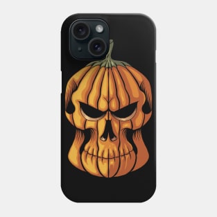 Pumpkin Skull Halloween Costume Phone Case