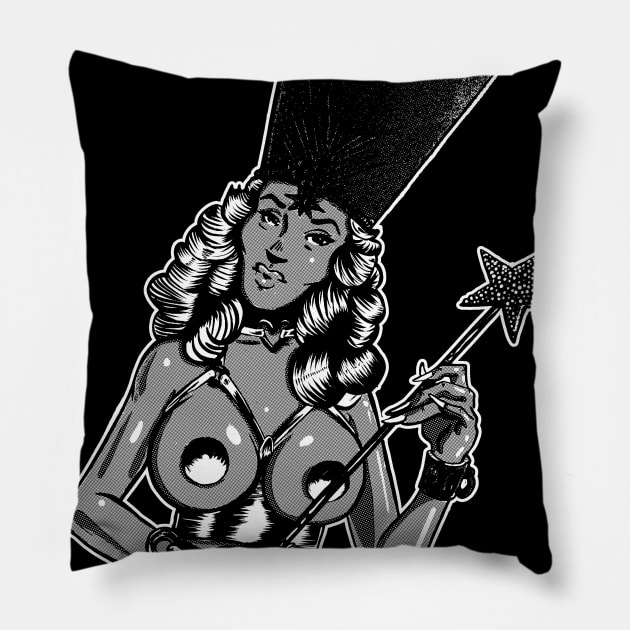 The good witch, bad bitch Pillow by TheeGamma