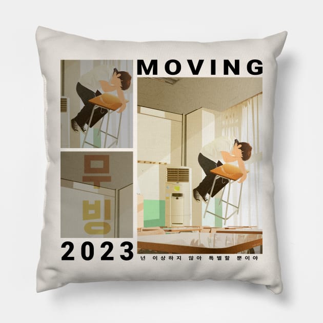 moving kdrama Pillow by nelkrshop