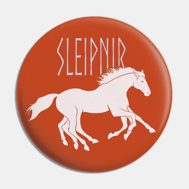 Sleipnir Pin by Art by Angele G