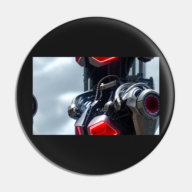 Seamless Futuristic Mech XIII Pin by newdreamsss