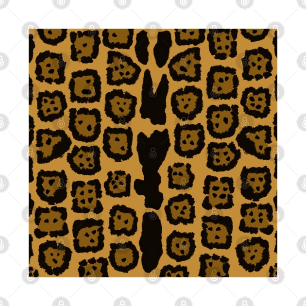 Jaguar Pattern in Natural Color by ButterflyInTheAttic