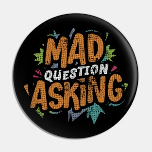 Mad Question Asking // Vintage Biggie Lyrics Pin