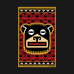 Big Black Bear Emblem T-Shirt