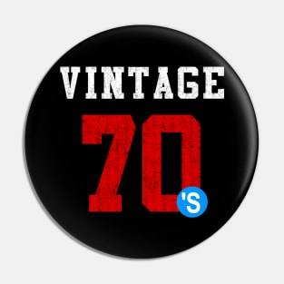 vintage 1970 back print on tshirt Pin